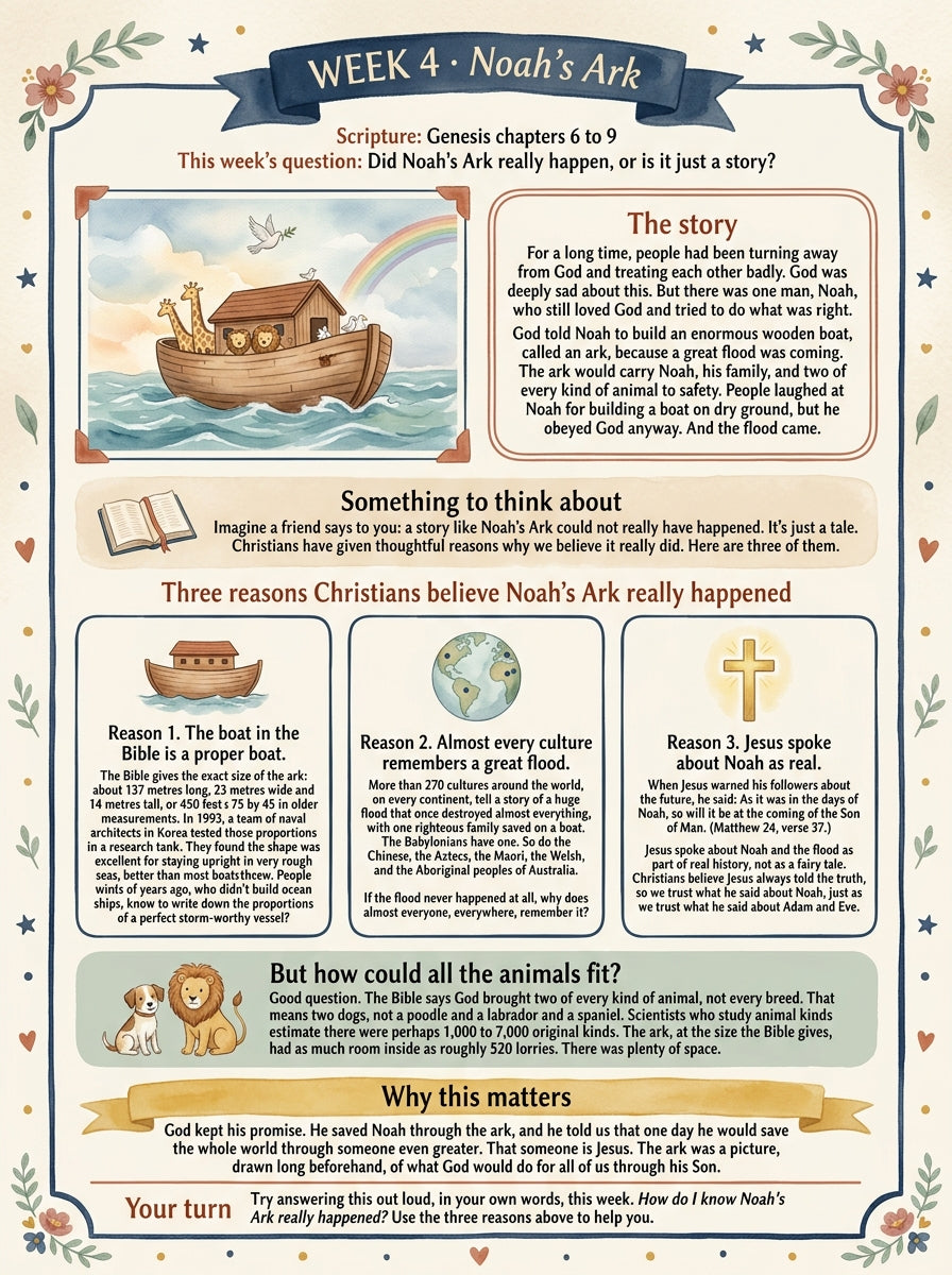 Week 4 Noah's Ark — sample page